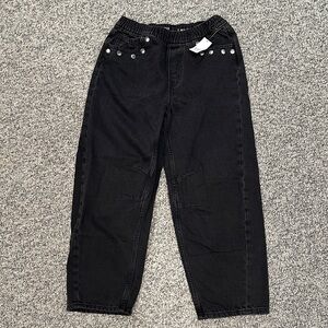 GAP Kids Black Jeans with Silver Accents